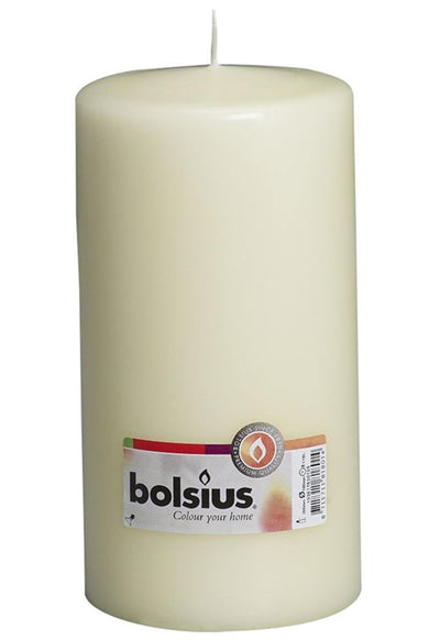 Bolsius stompkaars 200 98mm ivoor