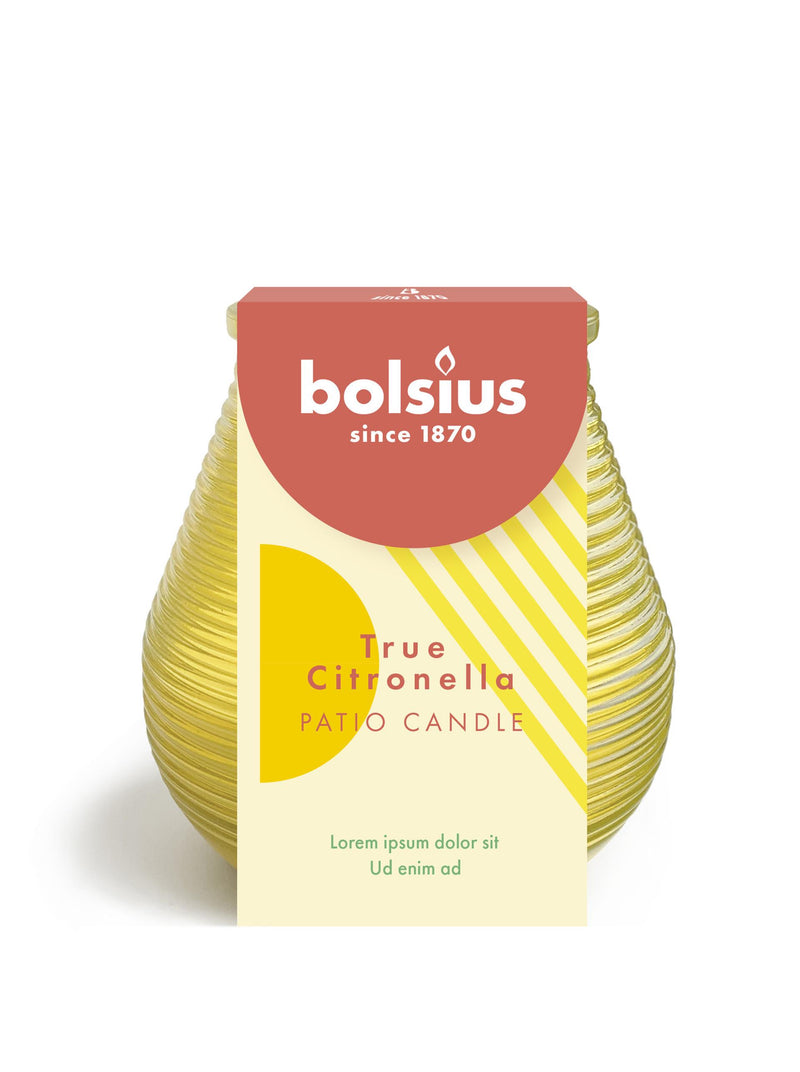 Bolsius Olympic True Citronella Yellow