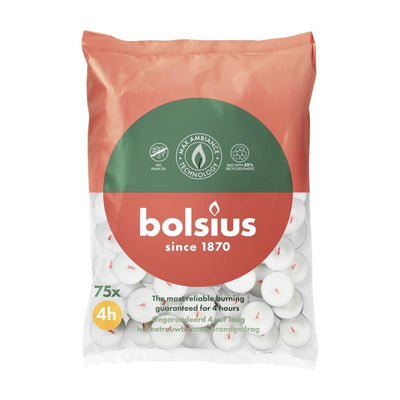 Bolsius Tealight 4 ore Bag 75