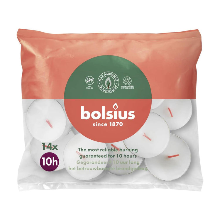 Bolsius Maxi lights 10-hour bag 14