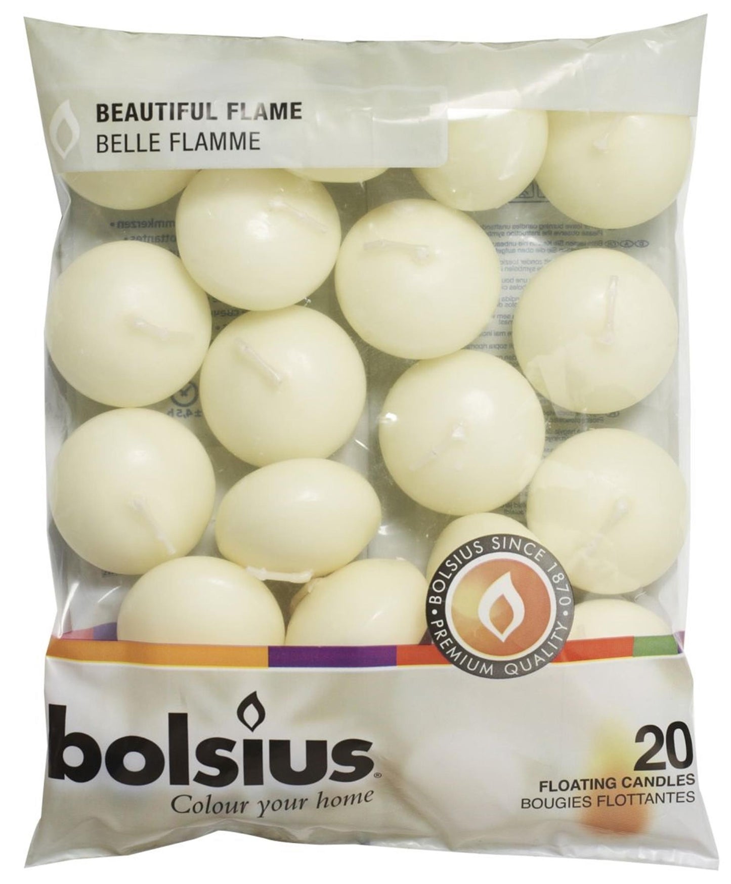 Bolsius Floating Candle 20 pezzi