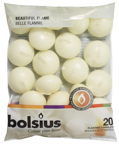 Bolsius Vela flotante 20 piezas