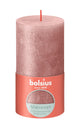 Candela a colonna rustica Bolsius 130 68 rosa