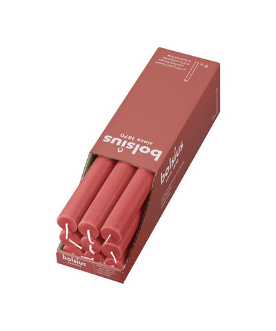 Candela da tavolo rustica Bolsius rosa