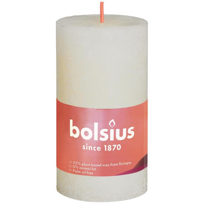 Candela a colonna rustica Bolsius 100 50 avorio