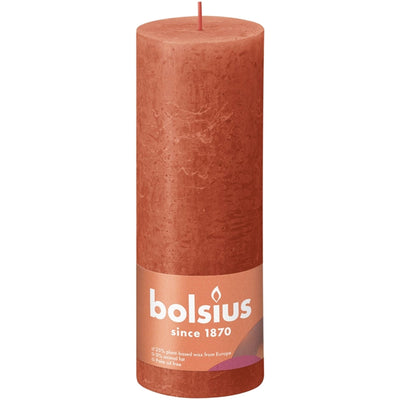 Bolsius Stub Candle Rustic 19 x 6,8 cm arancione terreno