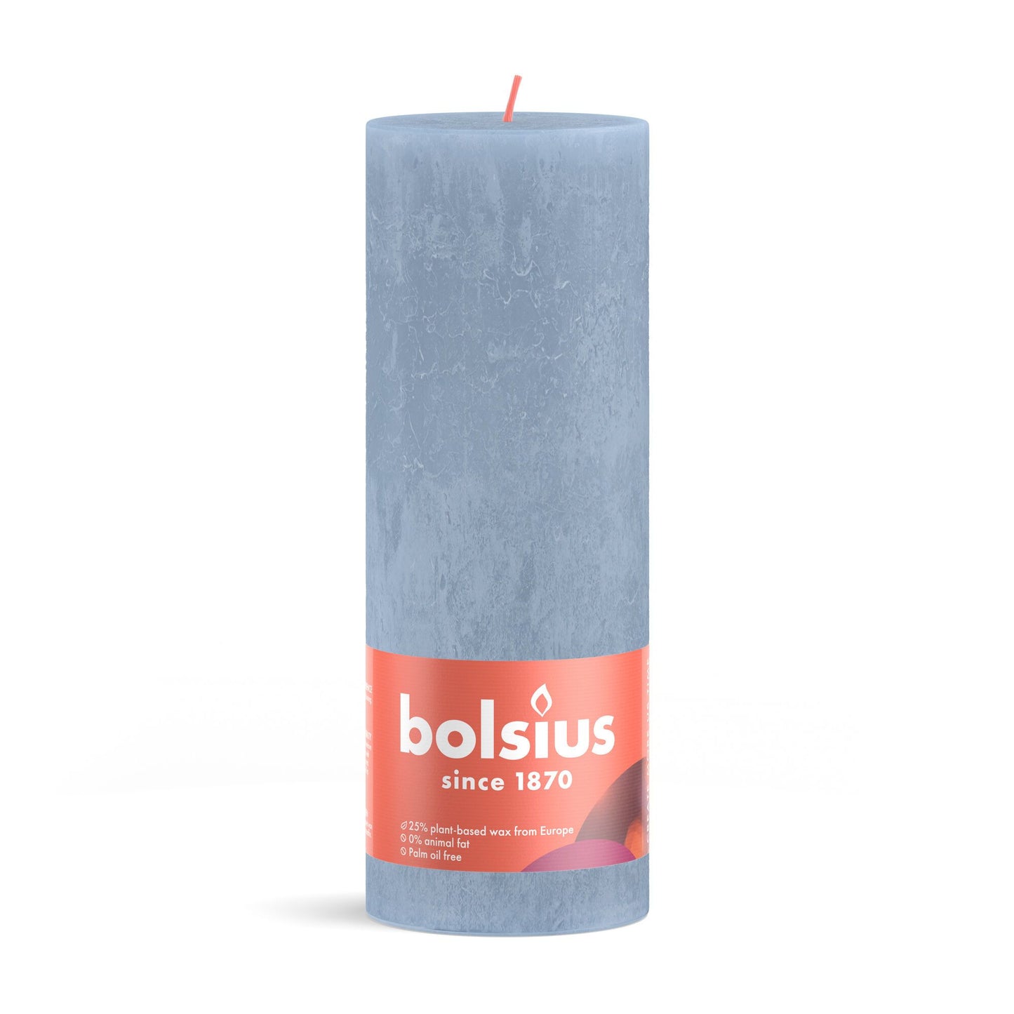 Bolsius Stub Candle Rustic 19 x 6,8 cm Sky Blue