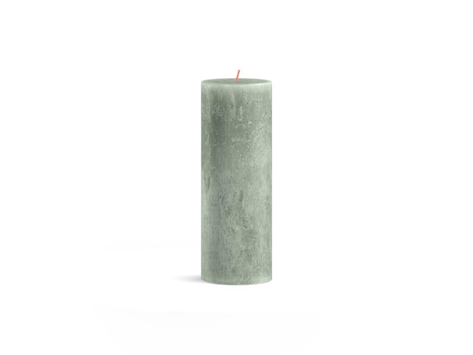Bolsius Stub Vela rústica 19 x 6.8 cm verde claro