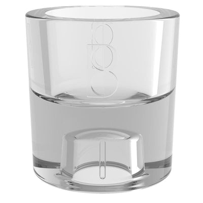 Bolsius candeliere in vetro 2 in 1 tondo