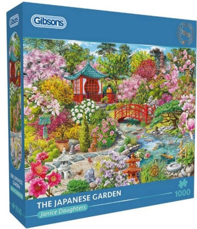 Gibsons - the japanese garden (by janice daughters) - 1000 pieces 68×49cm (w×h) - jigsaw puzzle for adults