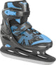 Roces – jokey ice 3.0 – ijshockeyschaatsen – schaatsen kinderen – zwart blauw – verstelbaar 4 maten comfort warmvoering – maat 38-41