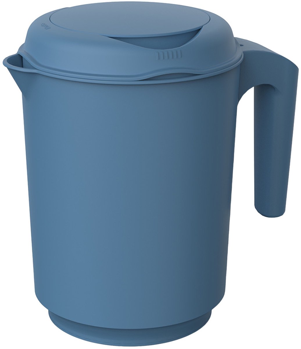 Rotho Rotho Fresh Mix Cup with splash cover 1.5l Horizon Blue