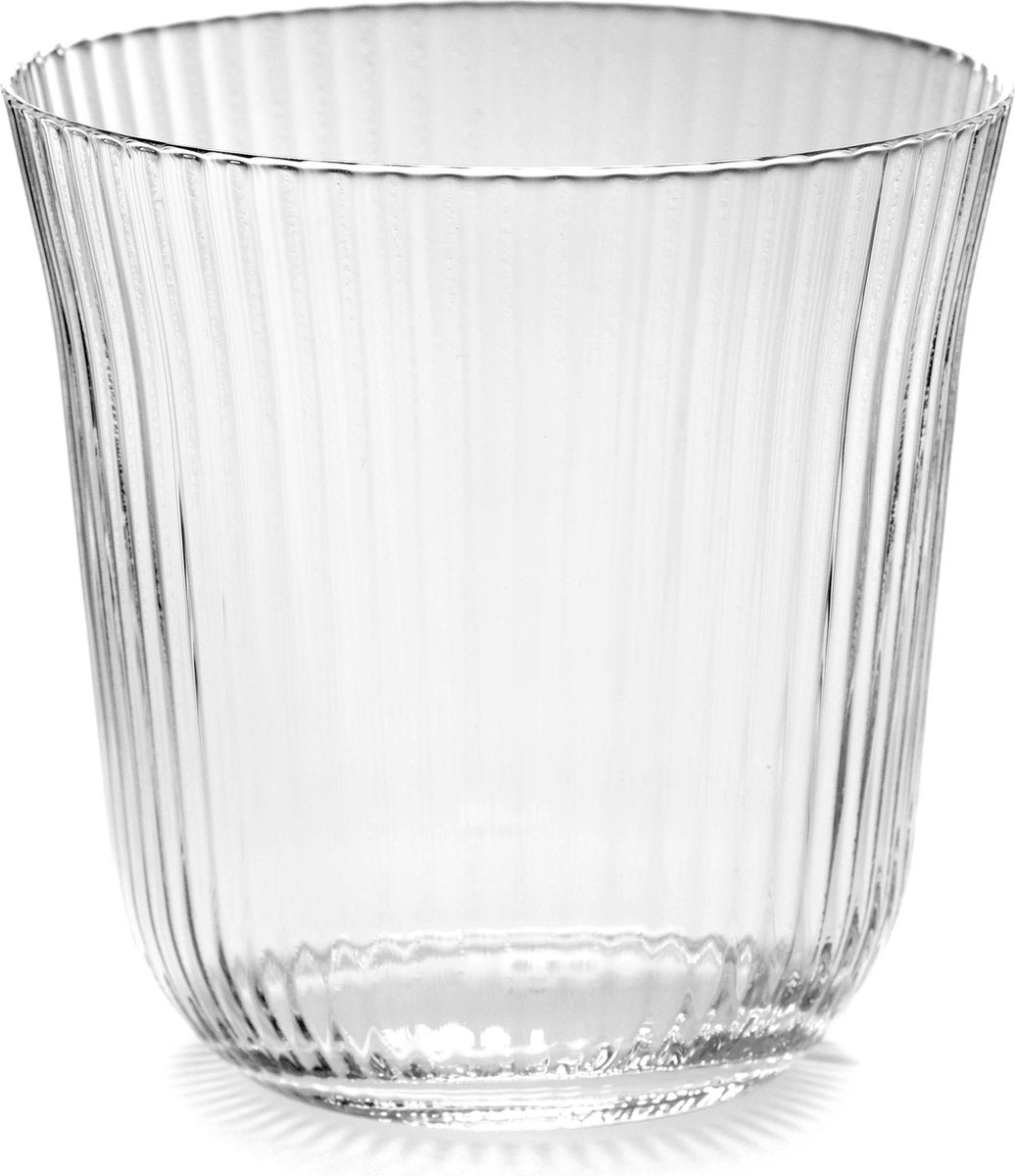 Serax - sergio herman inku - tazza l - trasparente - 9 ø - 30cl - 4 pezzi