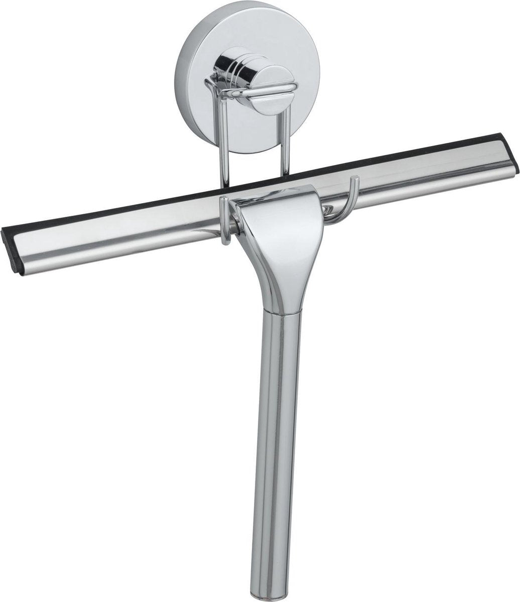 Wenko vacuum-loc shower wiper chrome - window wiper - shower puller - attach without drilling