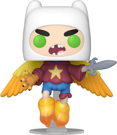 Figura pop coleccionable funko hora de aventuras! animación último mago finn 9 cm multicolores