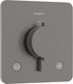 Hansgrohe ecostat comfort q - inbouwthermostaat - 2 functies - douche thermostaat - zekerheidscombinatie en1717 - brushed black chrome
