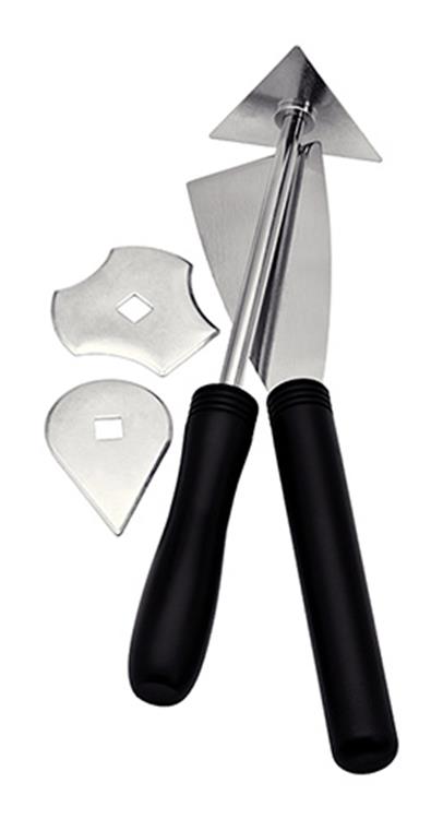 Rapid 1057356 - verfschraper set voor heteluchtpistool, doosje | 1 stuks