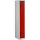 Armadio nh 180-1.1 grigio, rosso 300 x 500 x 1.800 mm