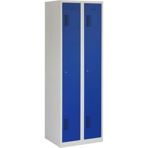 Armadio nh 180-2.2 grigio, blu 600 x 500 x 1.800 mm