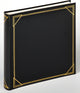 Walther mx-200-b standard - album classico - misura 30 x 30 cm - 100 pagine bianche - nero