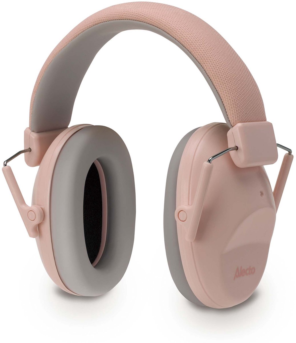 Protezione acustica Alecto per bambini - protegge da rumori forti, musica e sovrastimolazione - bv73pk - rosa