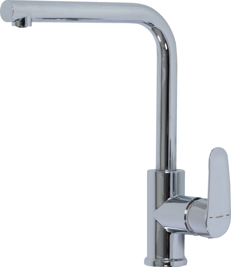 Rubinetto cucina Plieger dour - 1 foro - comando laterale - cromo