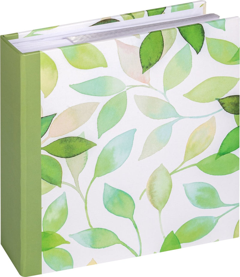 Walther me-363-a season - álbum de notas - tamaño 22 x 22 cm - páginas blancas - 200 fotos 10x15 cm - verde