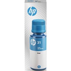 Recarga de tinta hp 31 original 1vu26ae cian