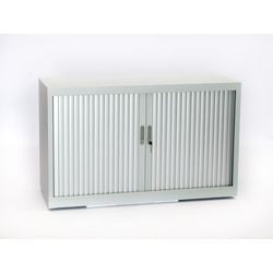 Armadio con ante a rulli chs73120 alluminio 120 x 45 x 73 cm