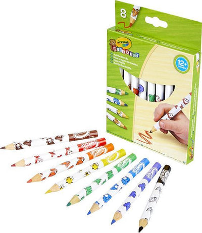 Crayola Mini Kids - Matite di colore denso, 8 °.
