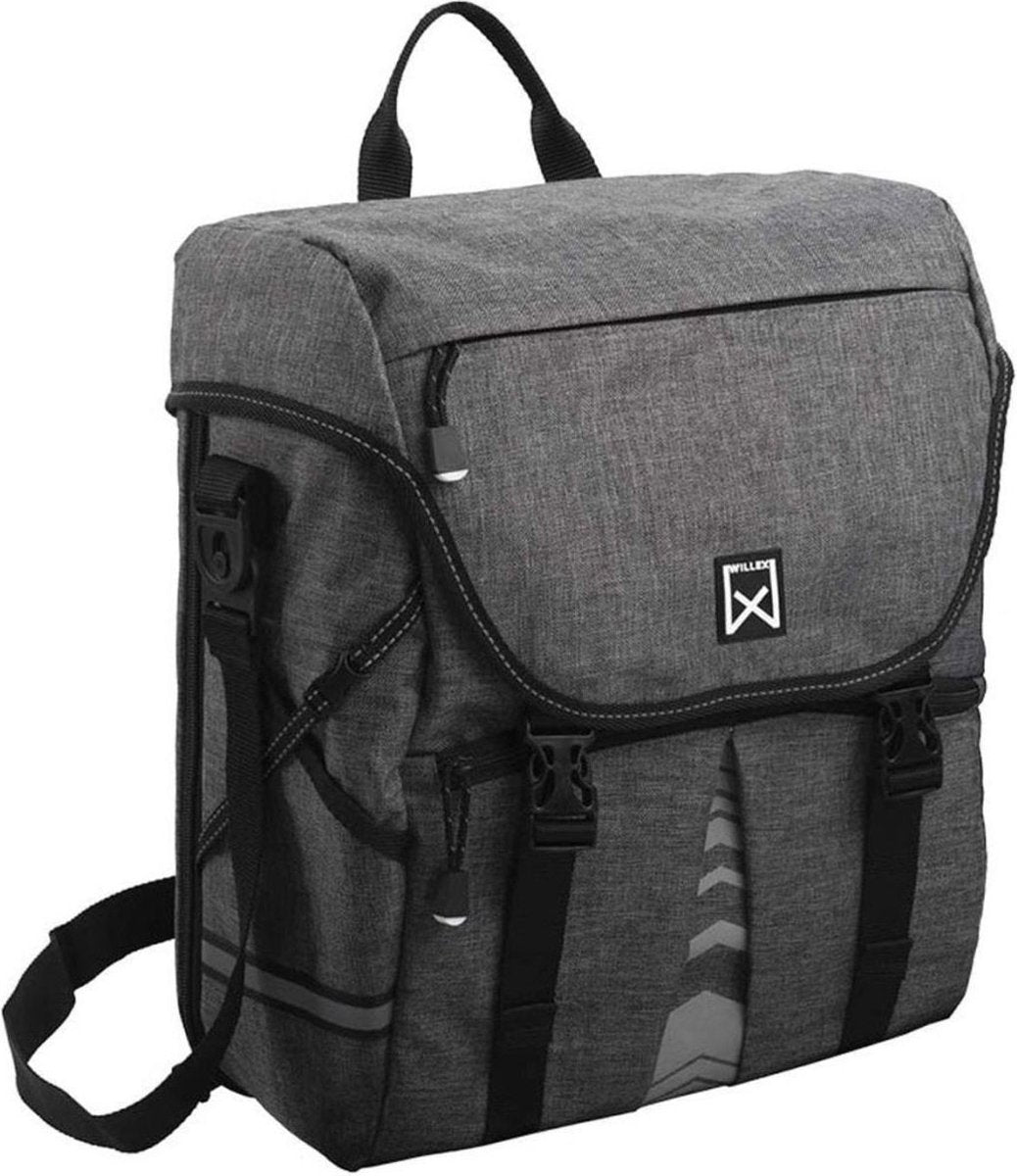Borsa laterale Willex 1200 - borsa da bicicletta singola - 10 litri - antracite
