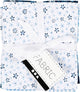 Creativ company patchwork stof blauw 45x55cm, 4st.