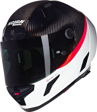 Nolan x-804 rs d.o.c. Casco integrale 346 carbonio bianco lucido - taglia m - casco