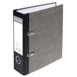 Ordner exacompta a5 70 mm cartón, pp gris 2 anillas 53210e 10 piezas