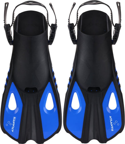 Atlantis snapper - zwemvliezen - flippers - kinderen - zwart blauw - 34-38