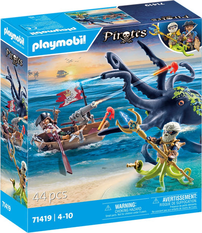 Playmobil Pirates lucha contra el gigante Ooctopus 71419