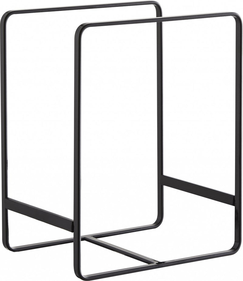 Porta platos Yamazaki - torre - negro