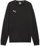 Puma teamgoal casuals sudadera deportiva con cuello redondo para hombre - negro-blanco