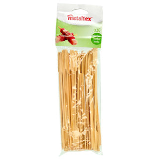 Bastoncini da cocktail in bambù Metaltex 20 cm, 50 pezzi