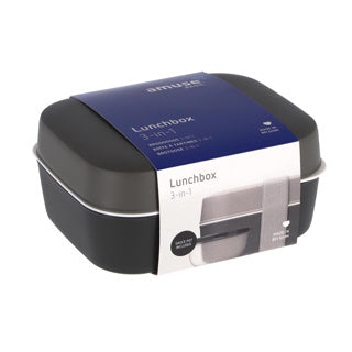 A divertire il pranzo Box 3 in 1 grigio