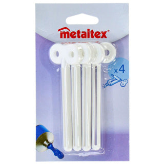 METALTEX METALTEX TUBE KEYTES 4 Pieces White