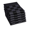 Ddddd theedoek bbq 65x65cm antraciet 6st