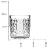 No brand tumbler acrylic clear 8.9x8.9x9.5cm