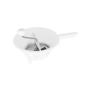 Metaltex Metaltex passa 24 cm + 3 reticoli inossidabile in acciaio inossidabile bianco