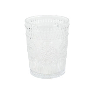 Bicchiere in rilievo 'sole' 300 ml 10 cm | 6 pezzi