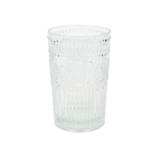 Vaso relieve 'sol' 350ml 12,6cm | 6 piezas