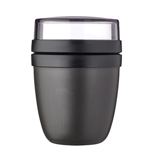 Mepal pranzo ellisse mini nero nordico