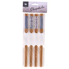 No brand eetstokjes bamboe set van 8 | 6 stuks