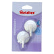 Ganci metaltex metaltex con tazza di aspirazione 2 pezzi bianchi