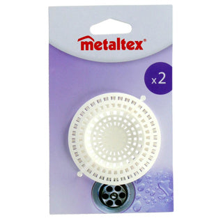 Filtro Shot Metaltex Metaltex 2 pezzi in plastica bianca